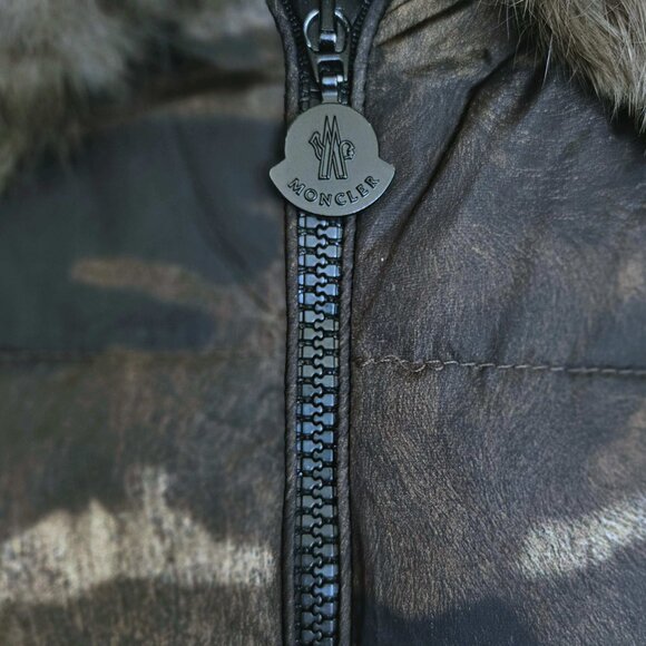 MONCLER GREEN CAMOUFLAGE DOWN FILLED JACKET (2) - Picture 3 of 13